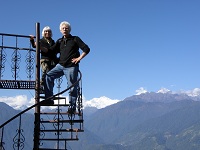 Sikkim pelling Anne et Jean-Pierre