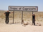 namibie tropic capricorne